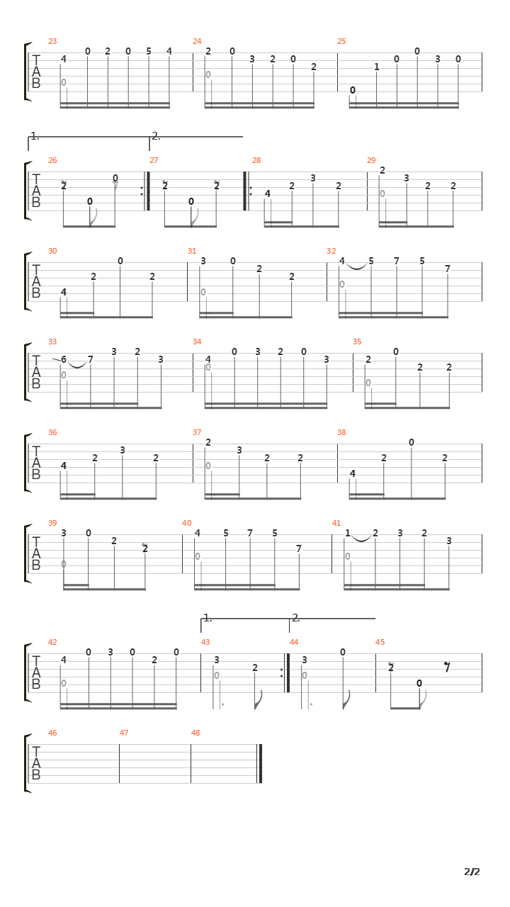 Opus 10 No 9吉他谱