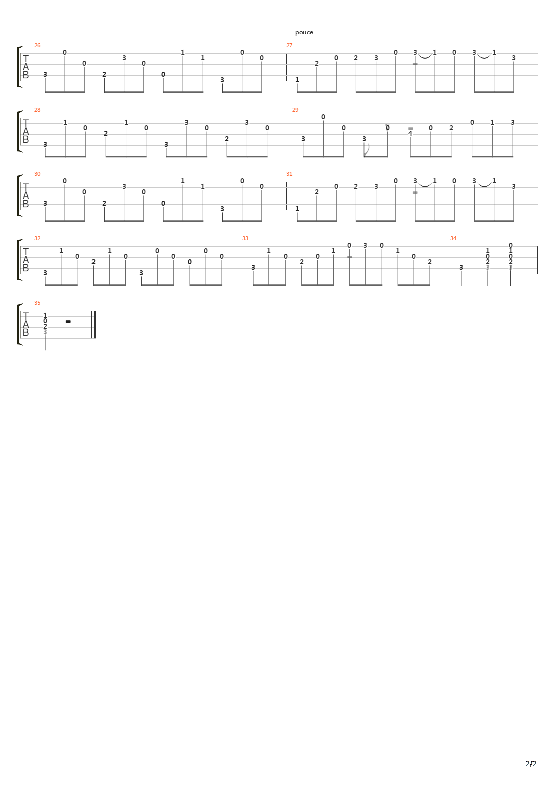 Opus 11 No 1吉他谱