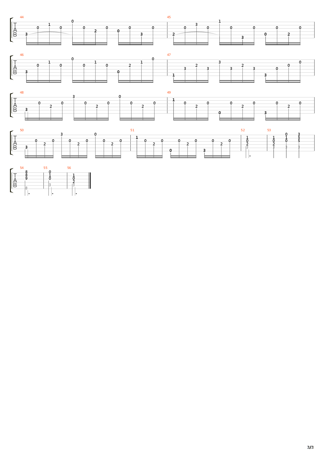 Opus 26 No 1 Caprice吉他谱