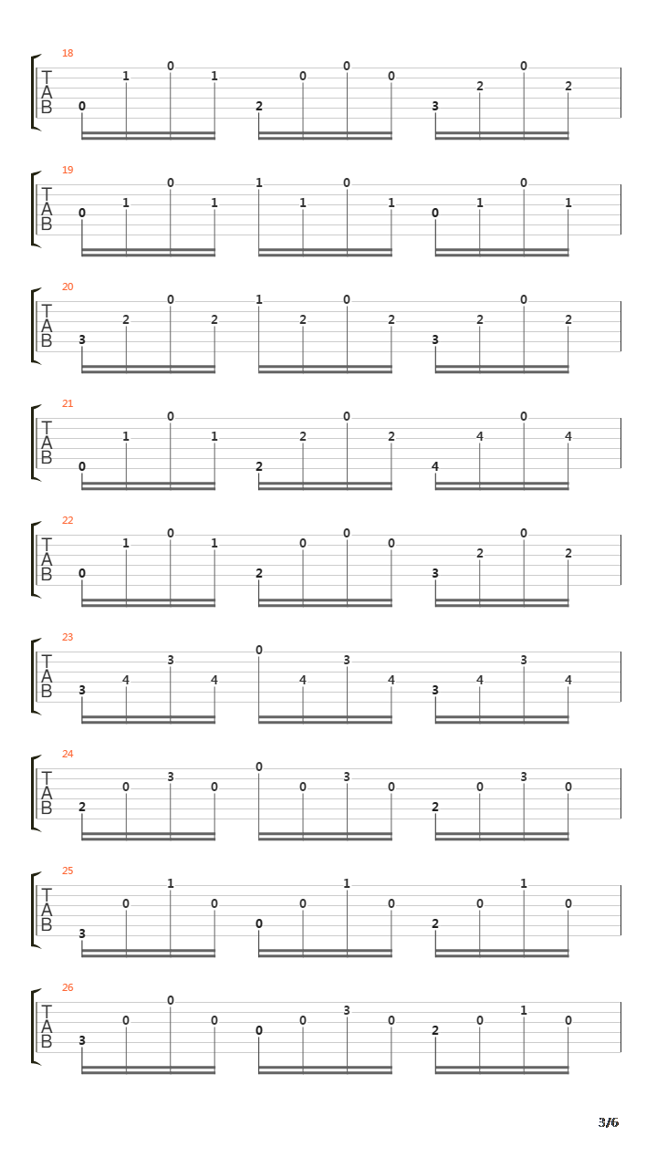 Opus 26 No 1 Caprice吉他谱