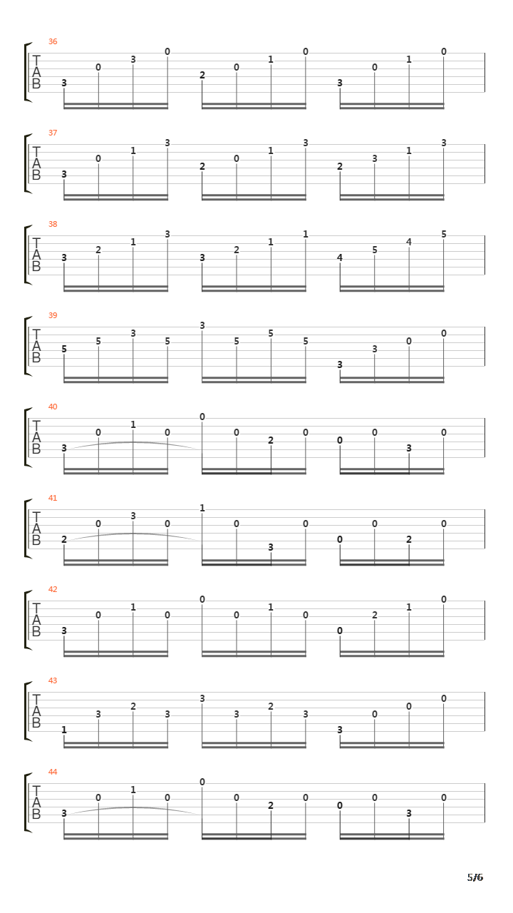 Opus 26 No 1 Caprice吉他谱