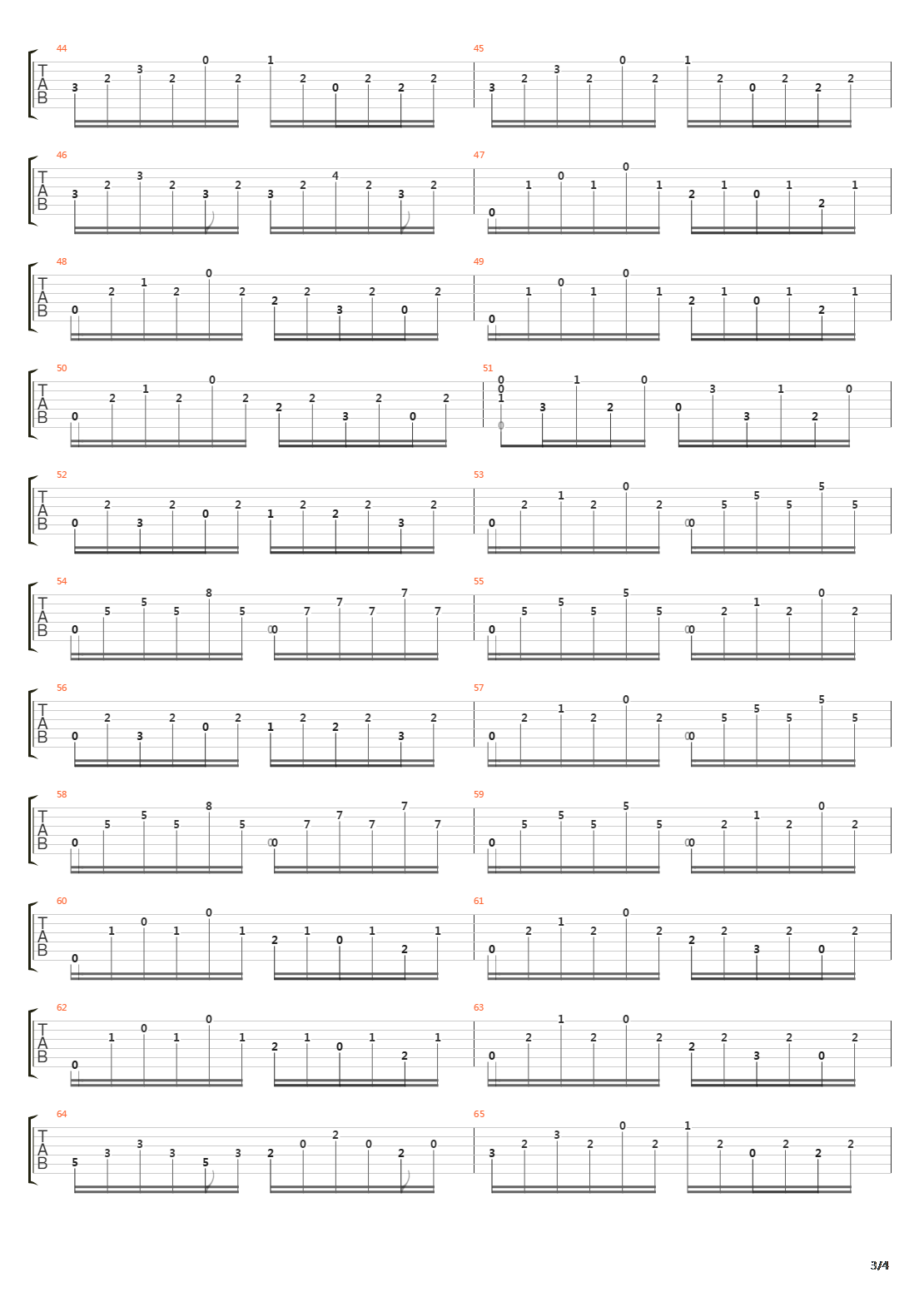 Opus 26 No 4 Caprice吉他谱