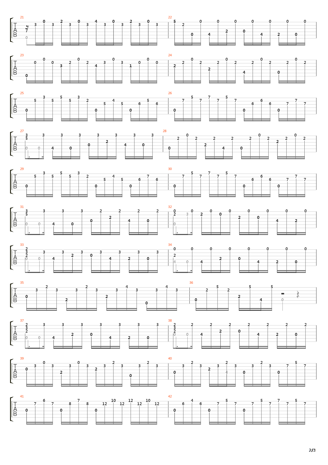 Opus 26 No 5 Caprice吉他谱