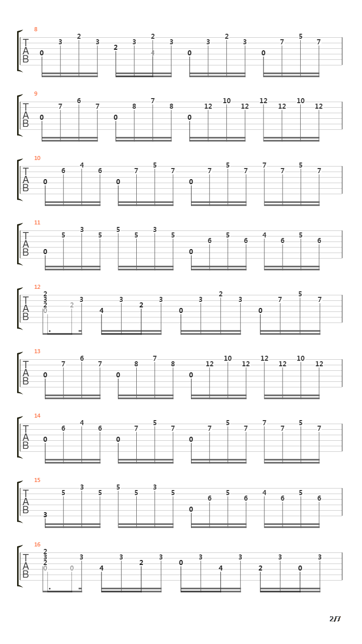 Opus 26 No 5 Caprice吉他谱