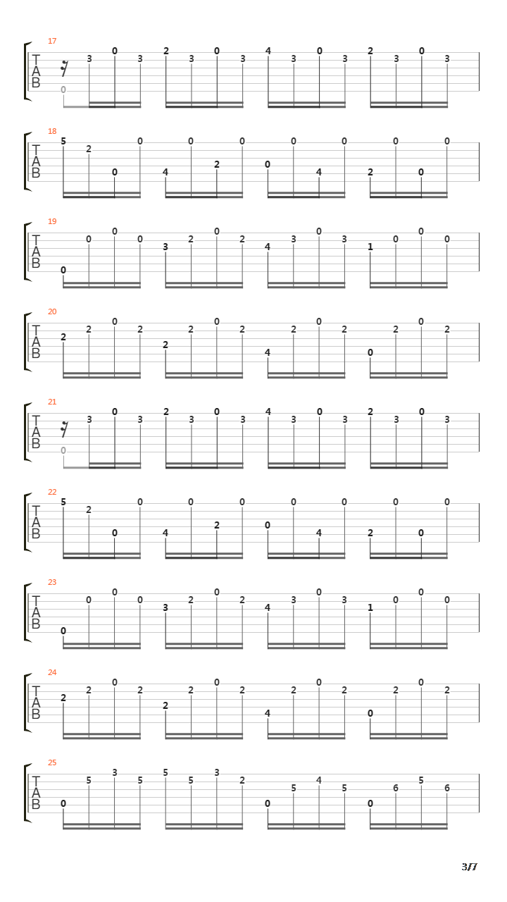 Opus 26 No 5 Caprice吉他谱