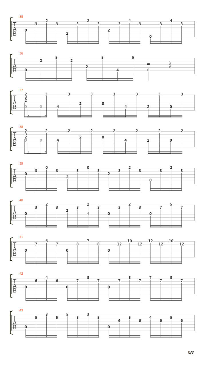 Opus 26 No 5 Caprice吉他谱
