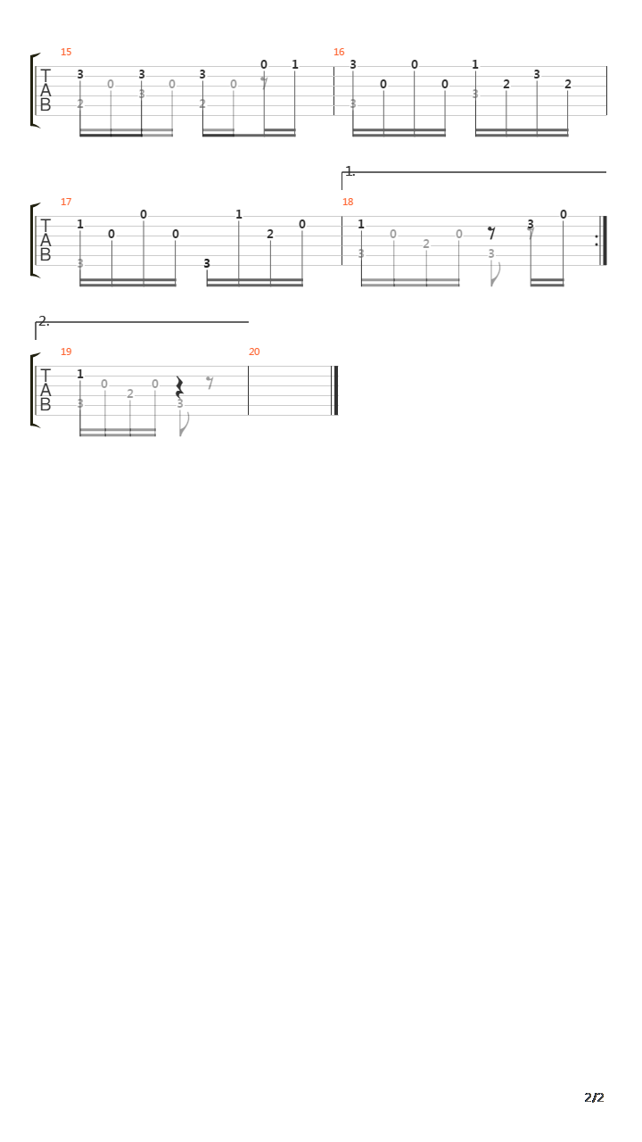 Opus 59 No 9吉他谱
