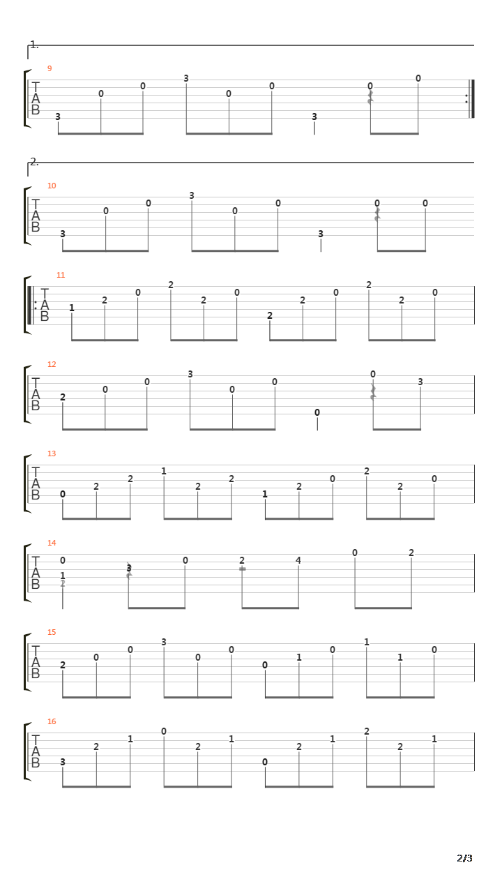 Opus 59 No 18吉他谱