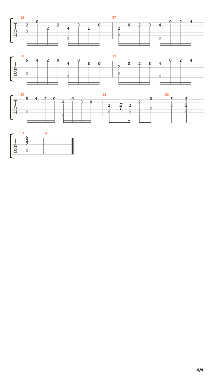 Opus 59 No 21吉他谱