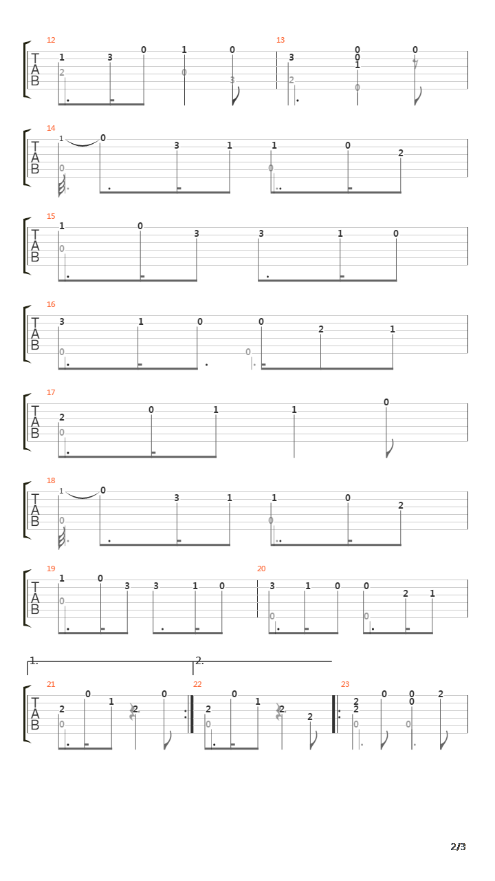 Opus 59 No 22吉他谱