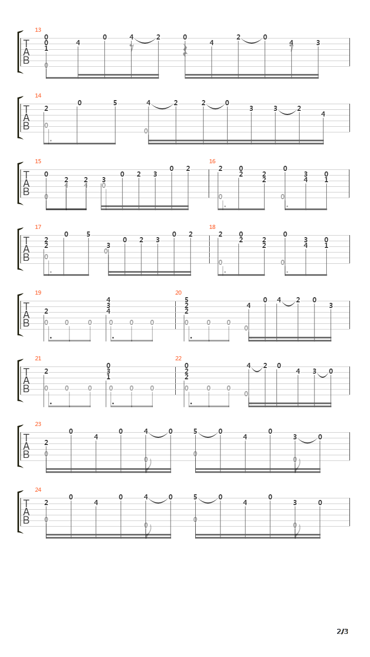 Opus 59 No 25吉他谱