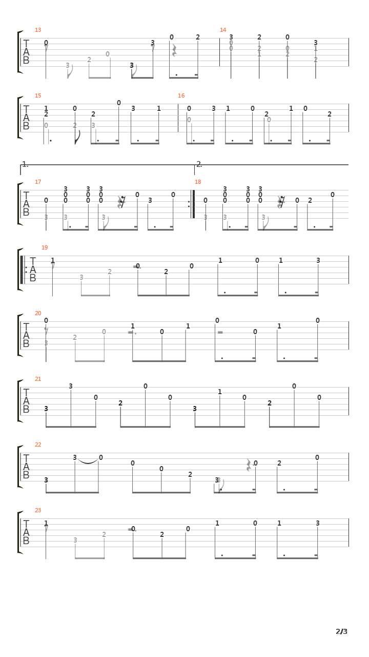 Opus 59 No 27吉他谱