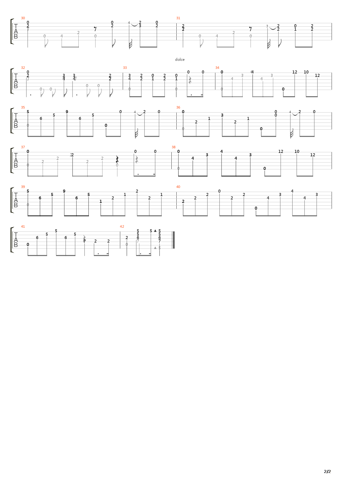 Opus 59 No 39吉他谱