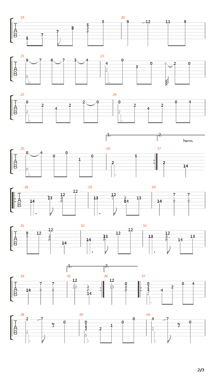 Opus 59 No 46吉他谱