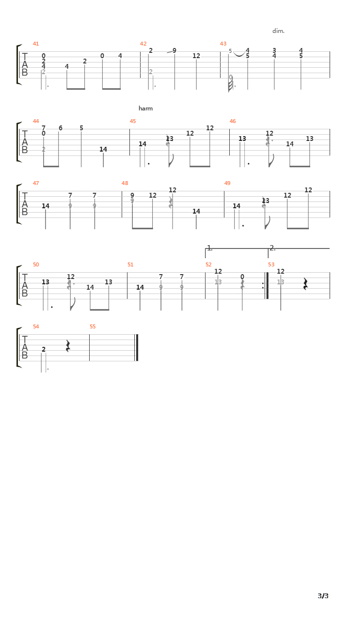 Opus 59 No 46吉他谱