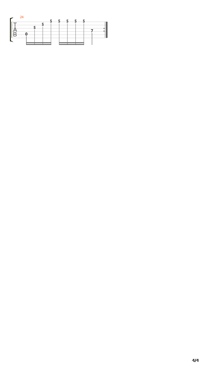 Opus 60 No 2 in A minor吉他谱