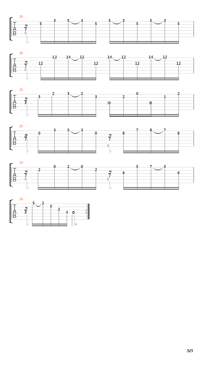Opus 60 No 4吉他谱