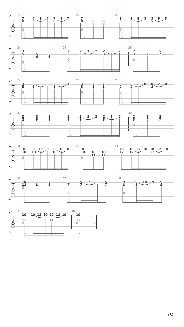 Opus 60 No 10 in D吉他谱