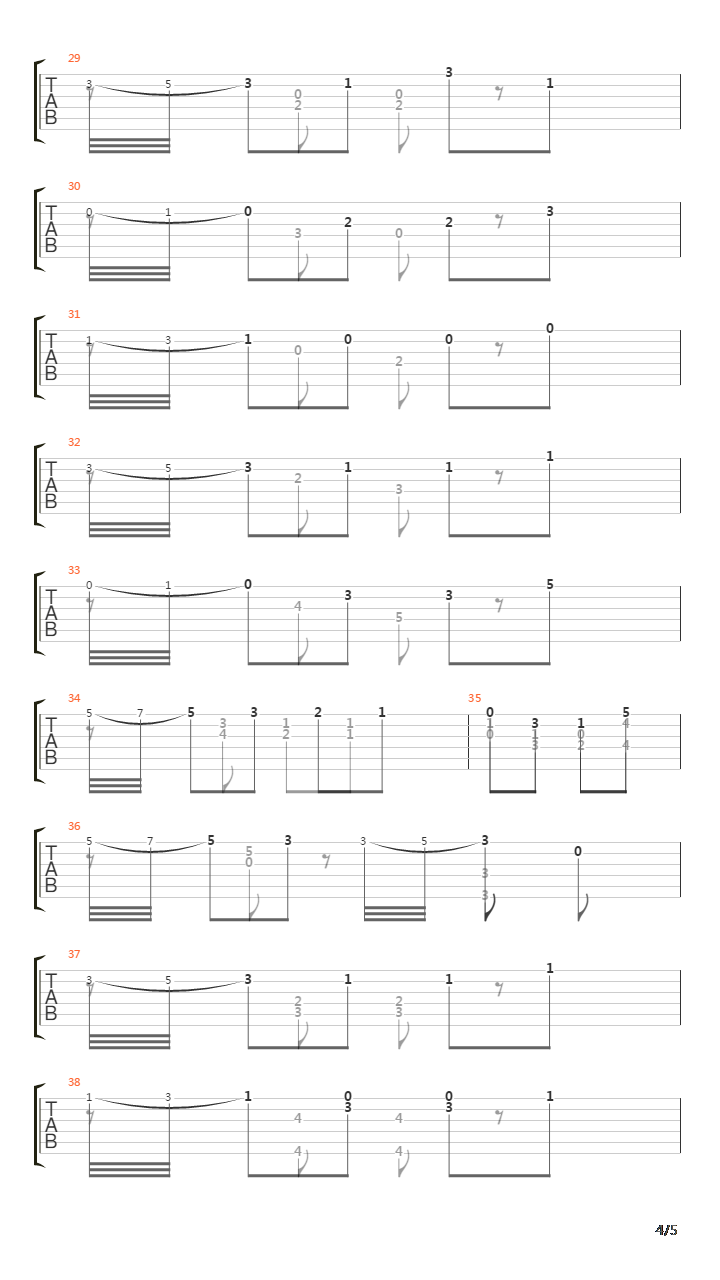 Opus 60 No 21 in A吉他谱