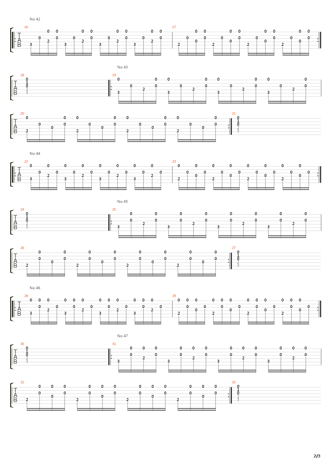 Opus 1a No 37-48吉他谱