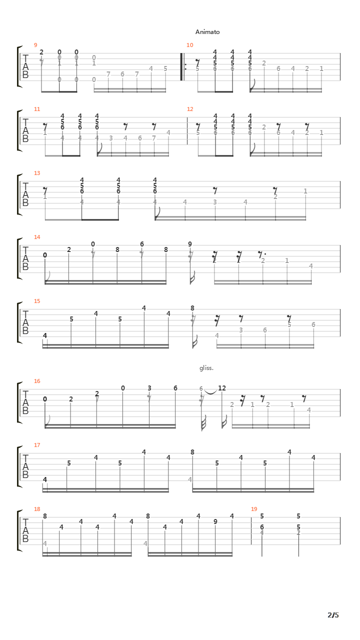 Opus 60 No 24 in E吉他谱