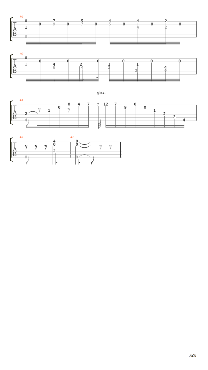 Opus 60 No 24 in E吉他谱