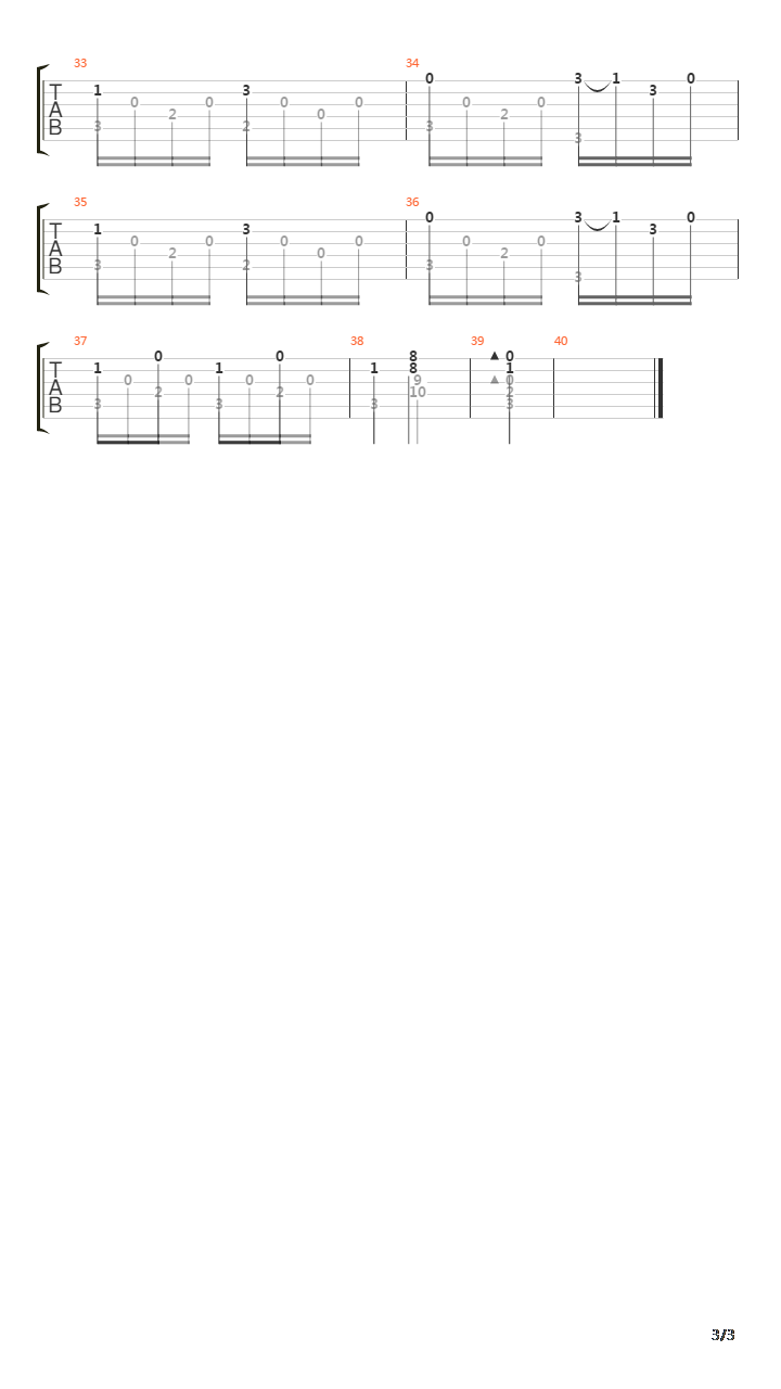 Opus 30 No 29 Allegretto吉他谱