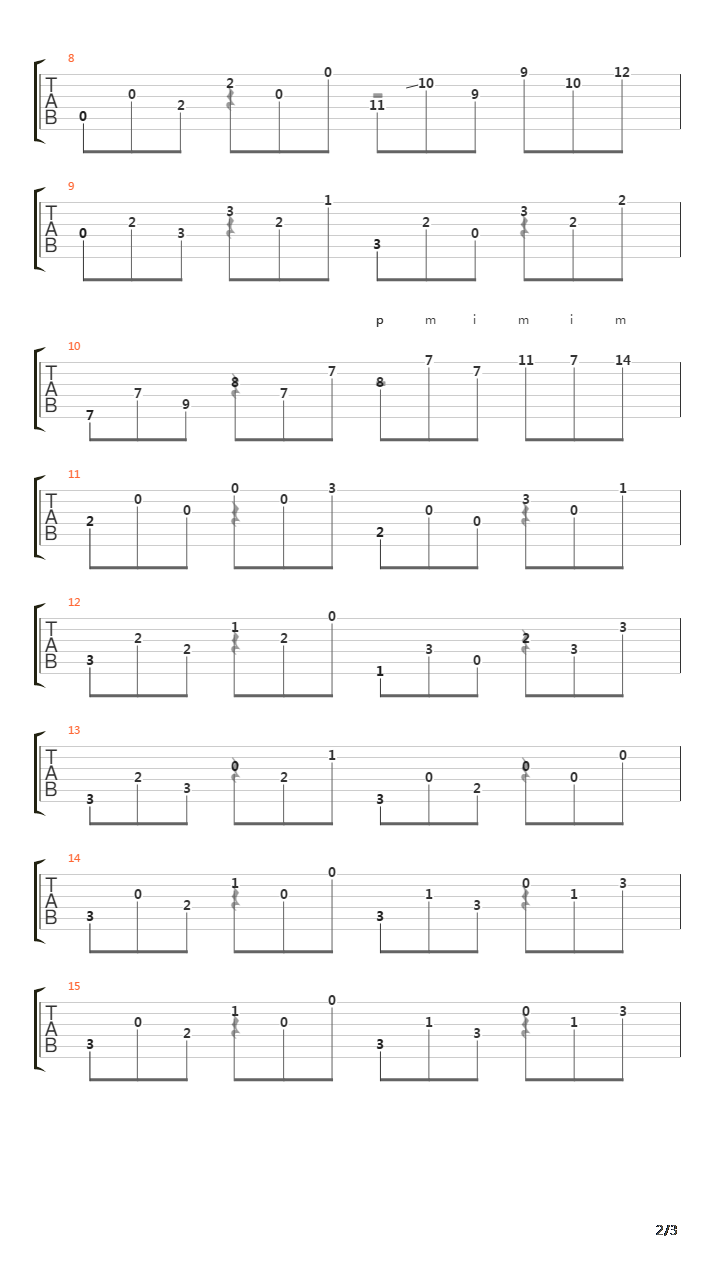 Opus 48 No 6吉他谱