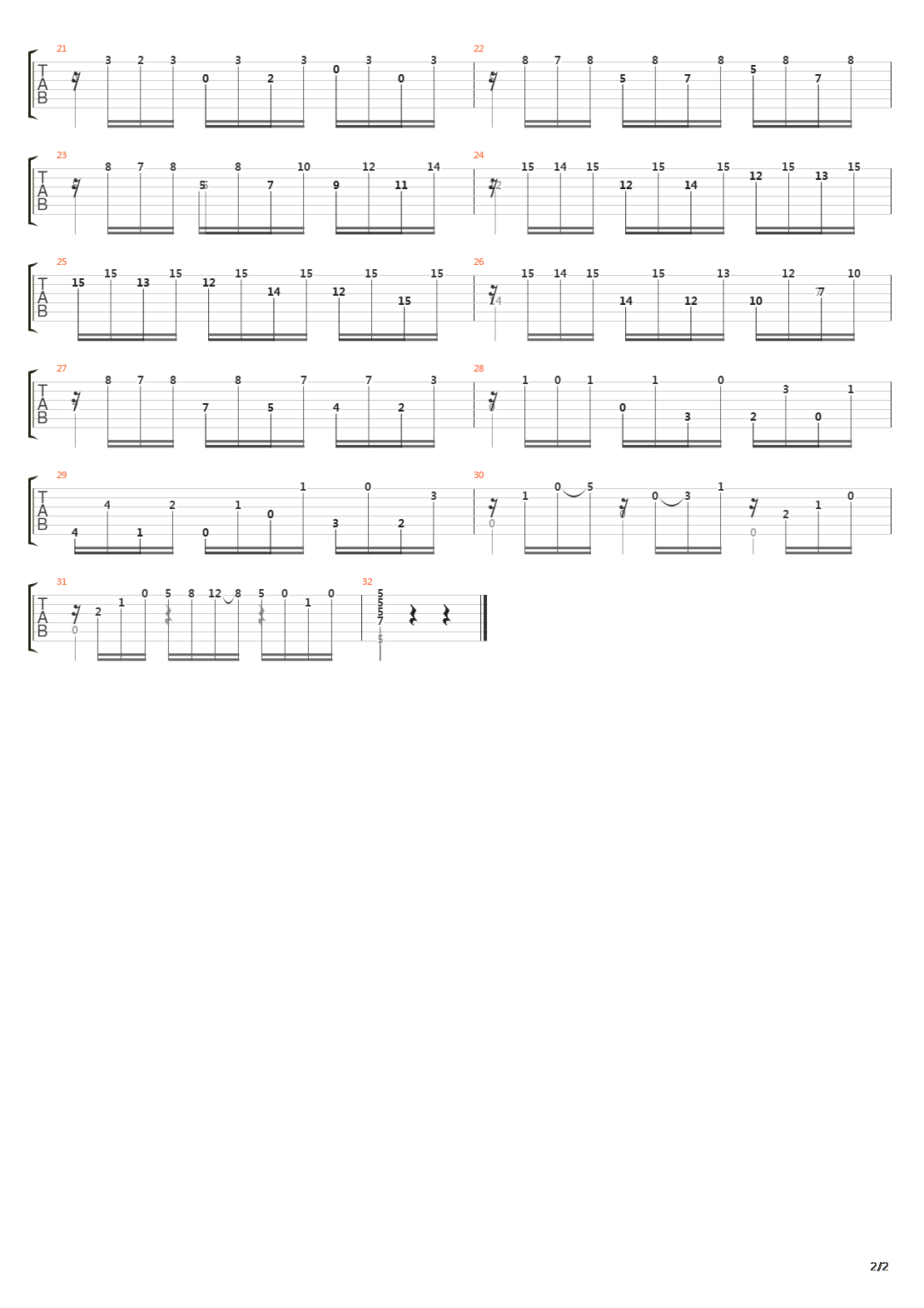 Opus 48 No 8吉他谱