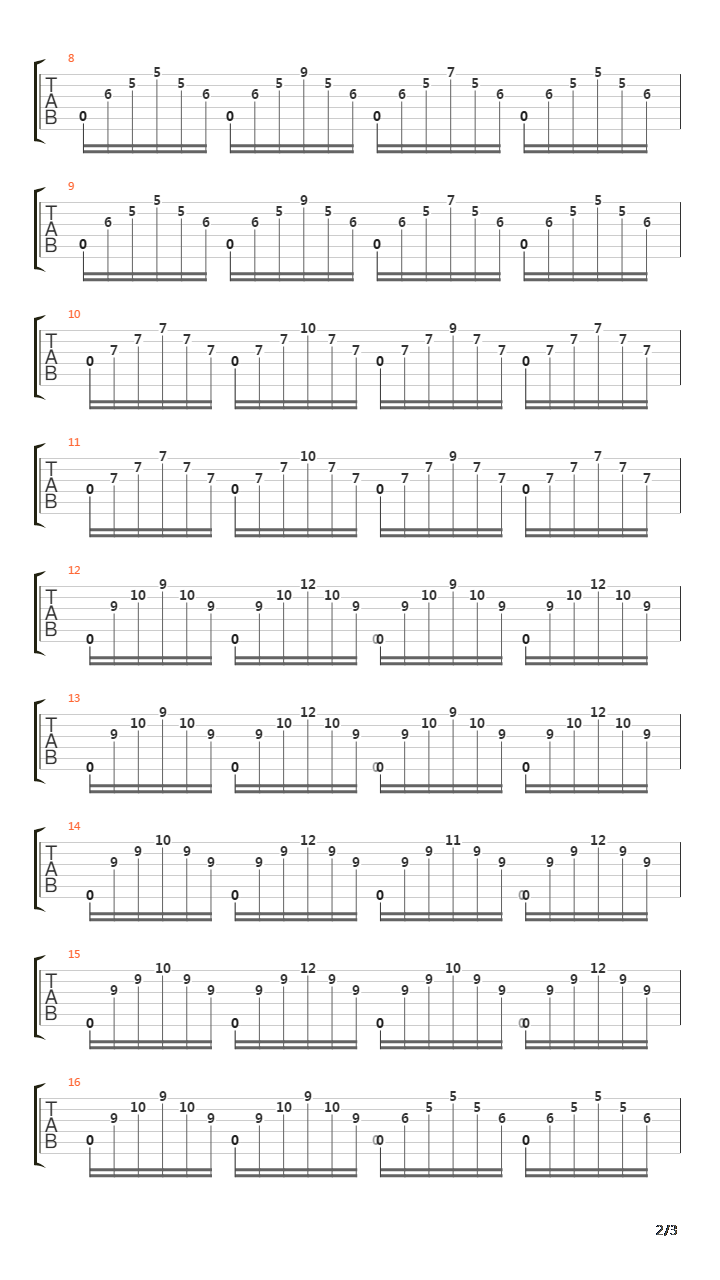 Opus 48 No 12吉他谱