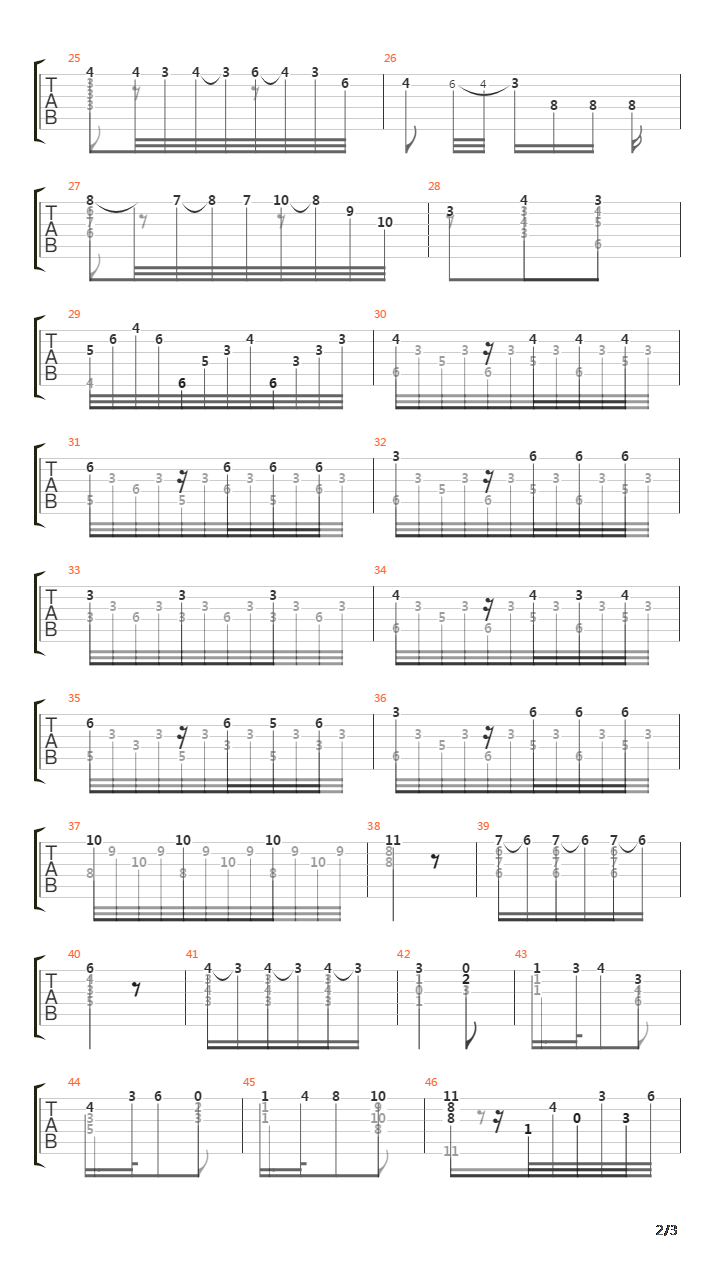 Opus 48 No 15吉他谱