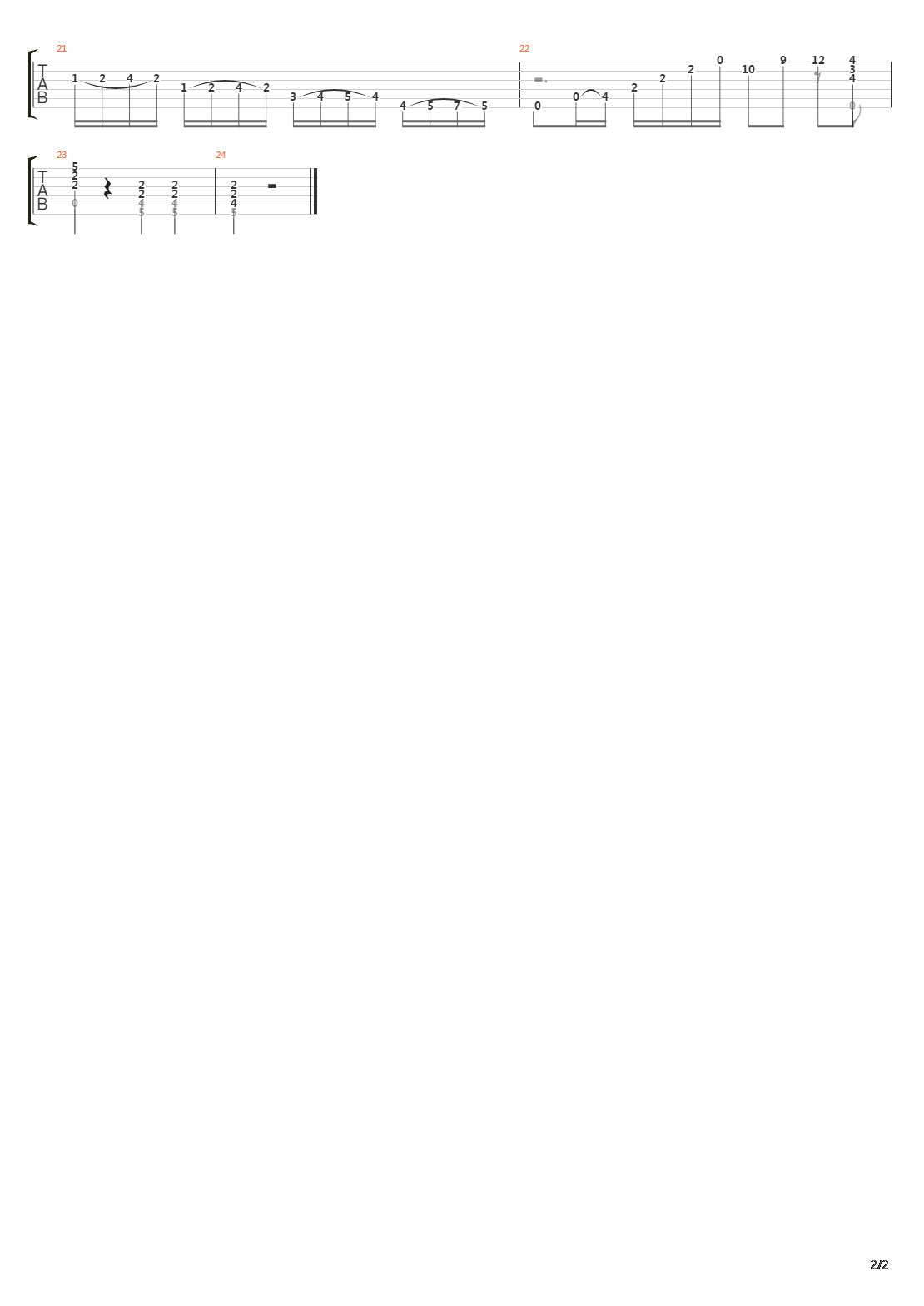 Opus 48 No 18吉他谱