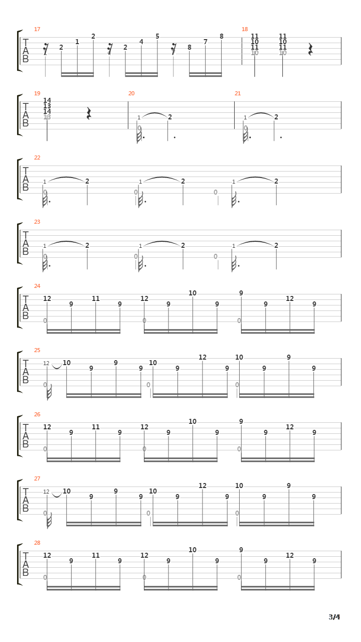 Opus 48 No 21吉他谱