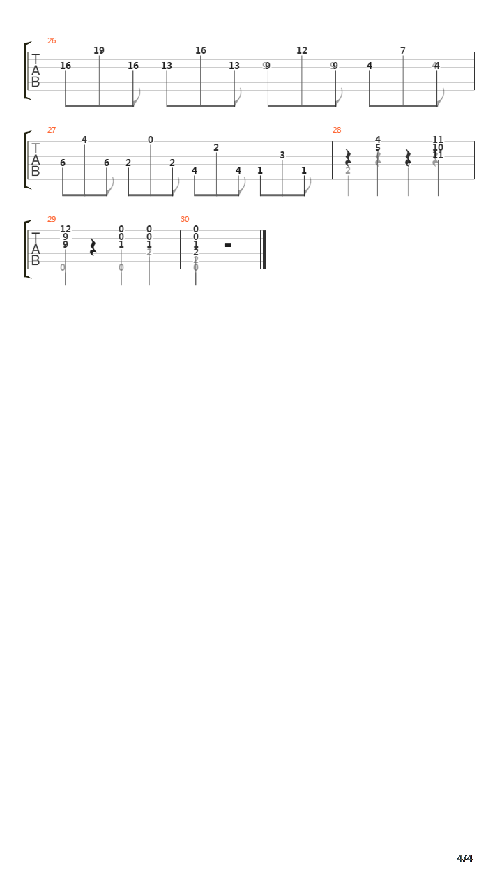 Opus 48 No 22吉他谱