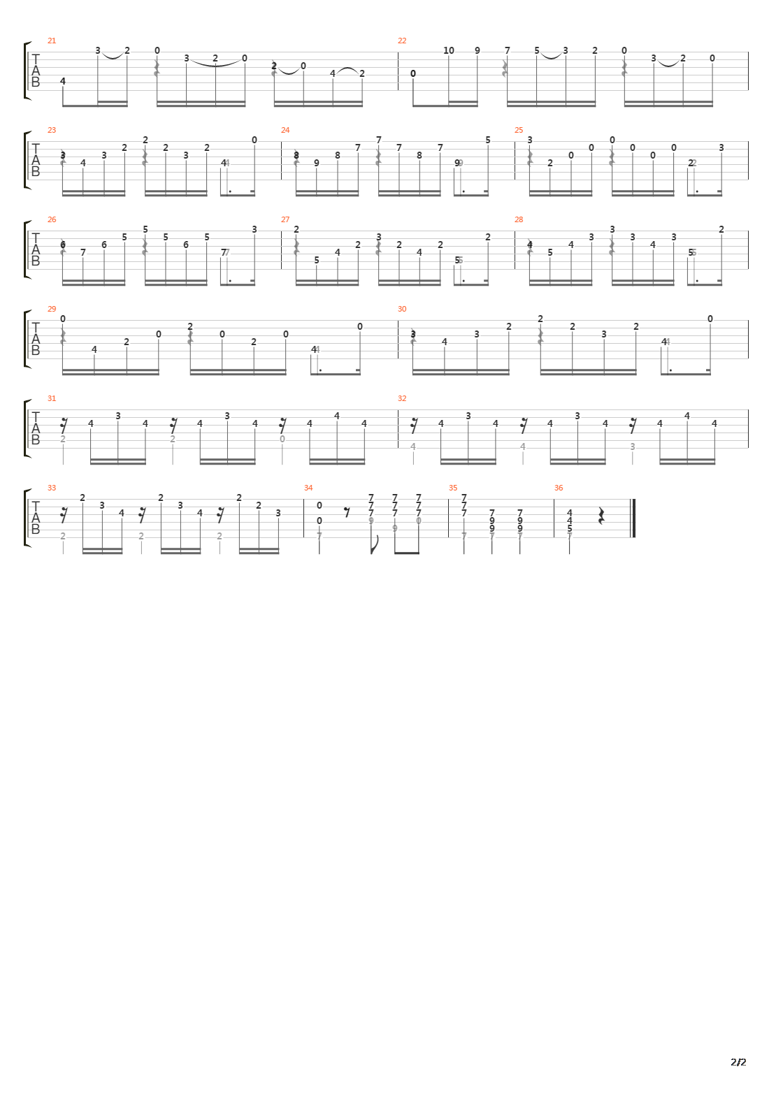 Opus 48 No 23吉他谱