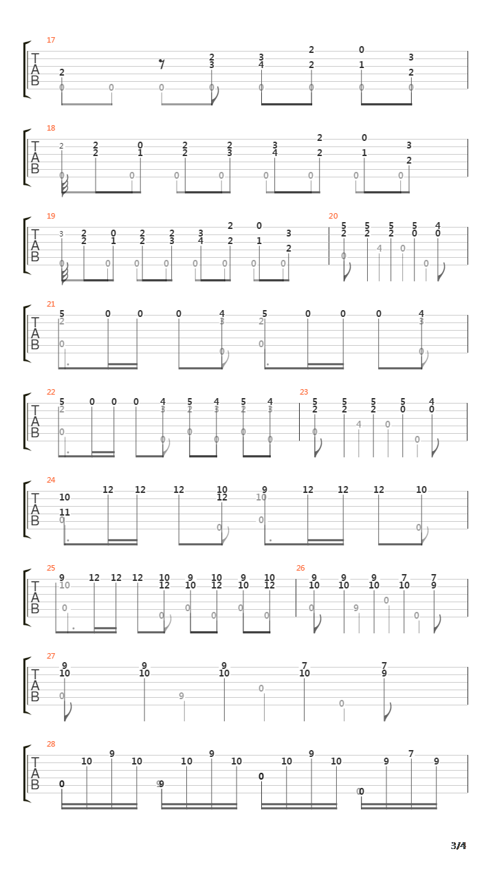 Opus 48 No 24吉他谱