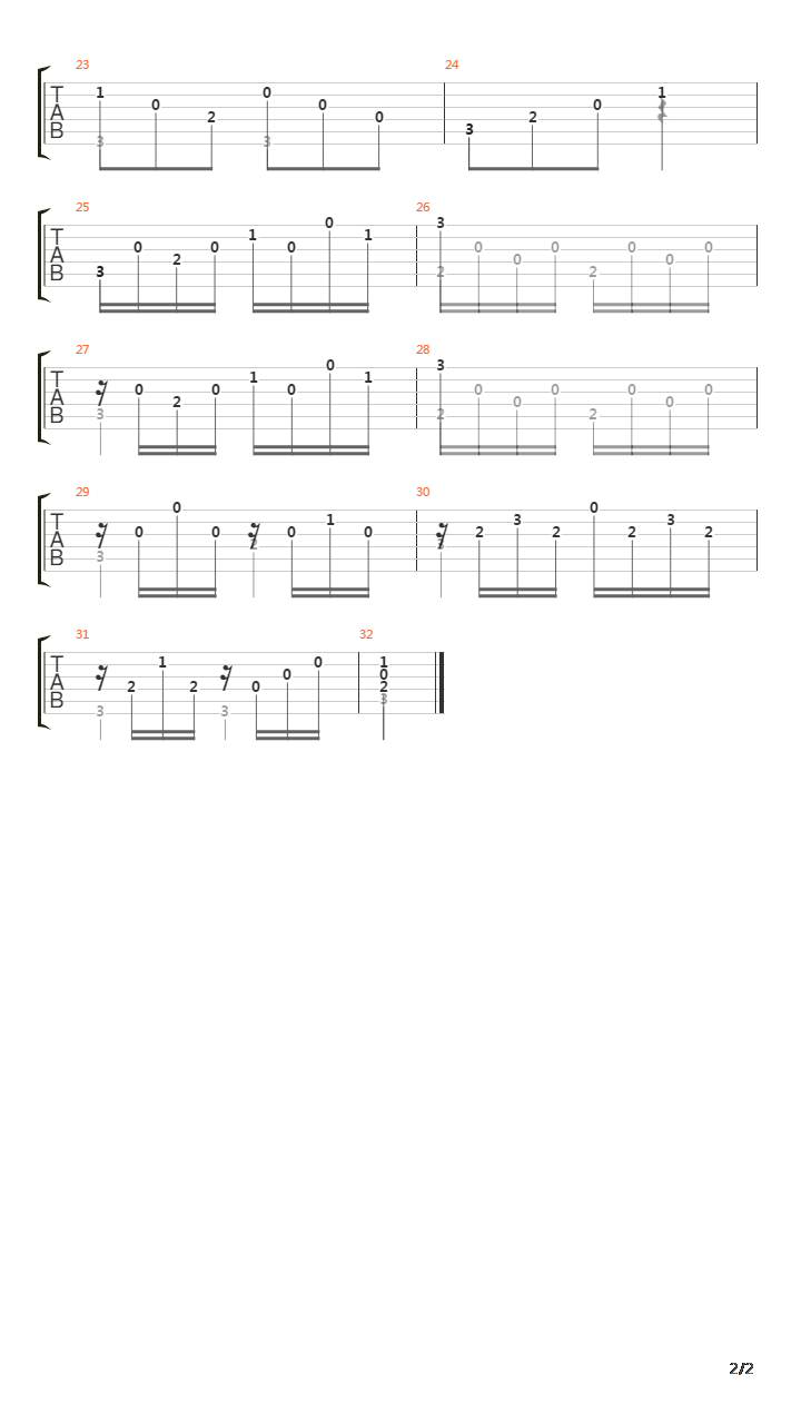 Opus 50 No 3吉他谱