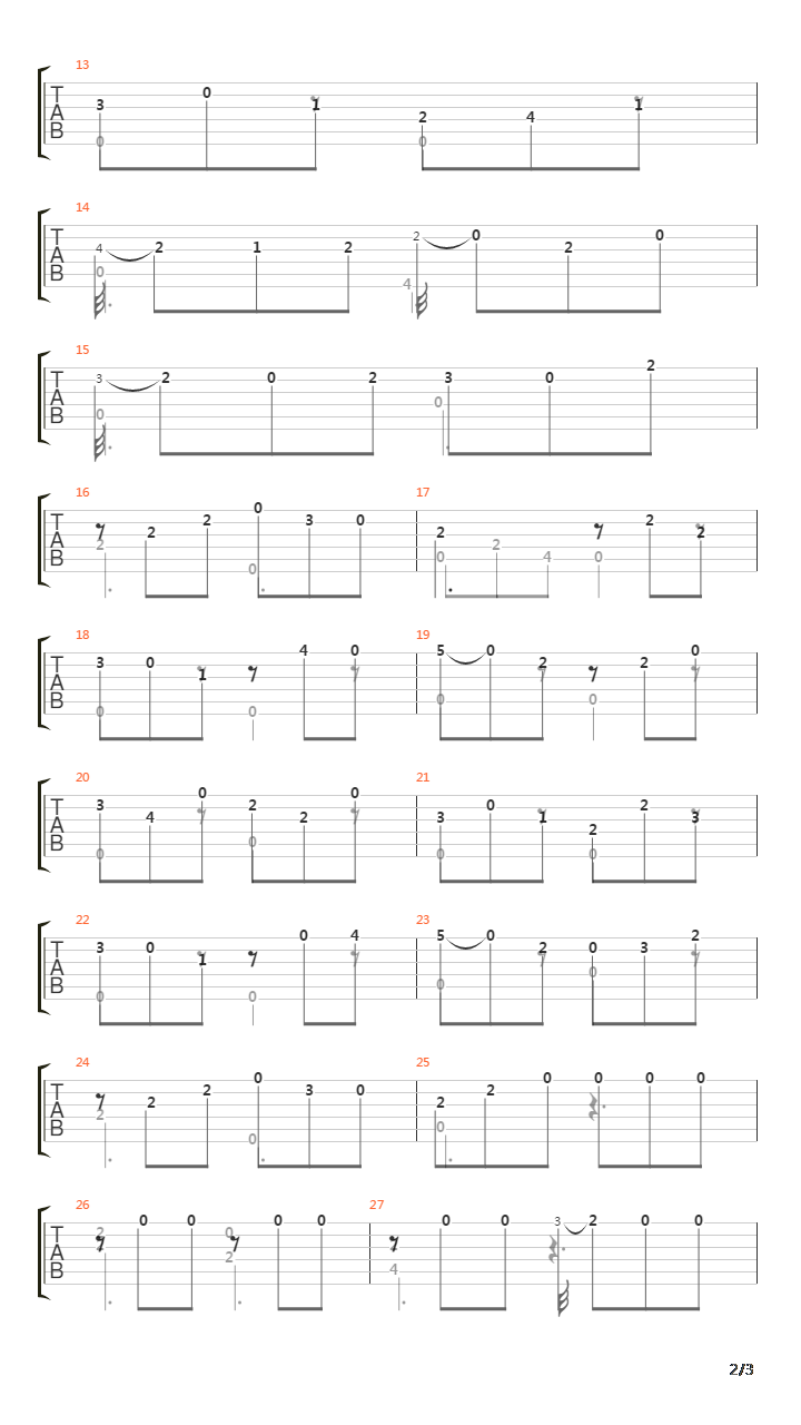 Opus 59 No 9吉他谱