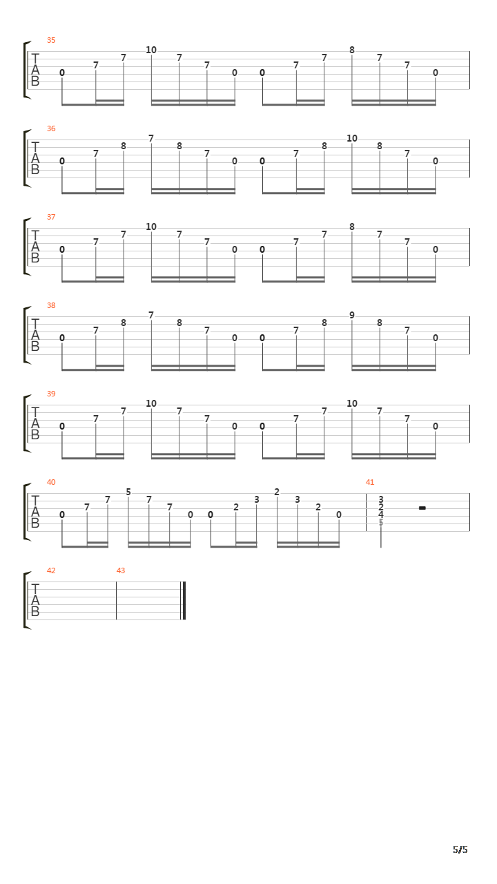 Opus 100 No 14吉他谱