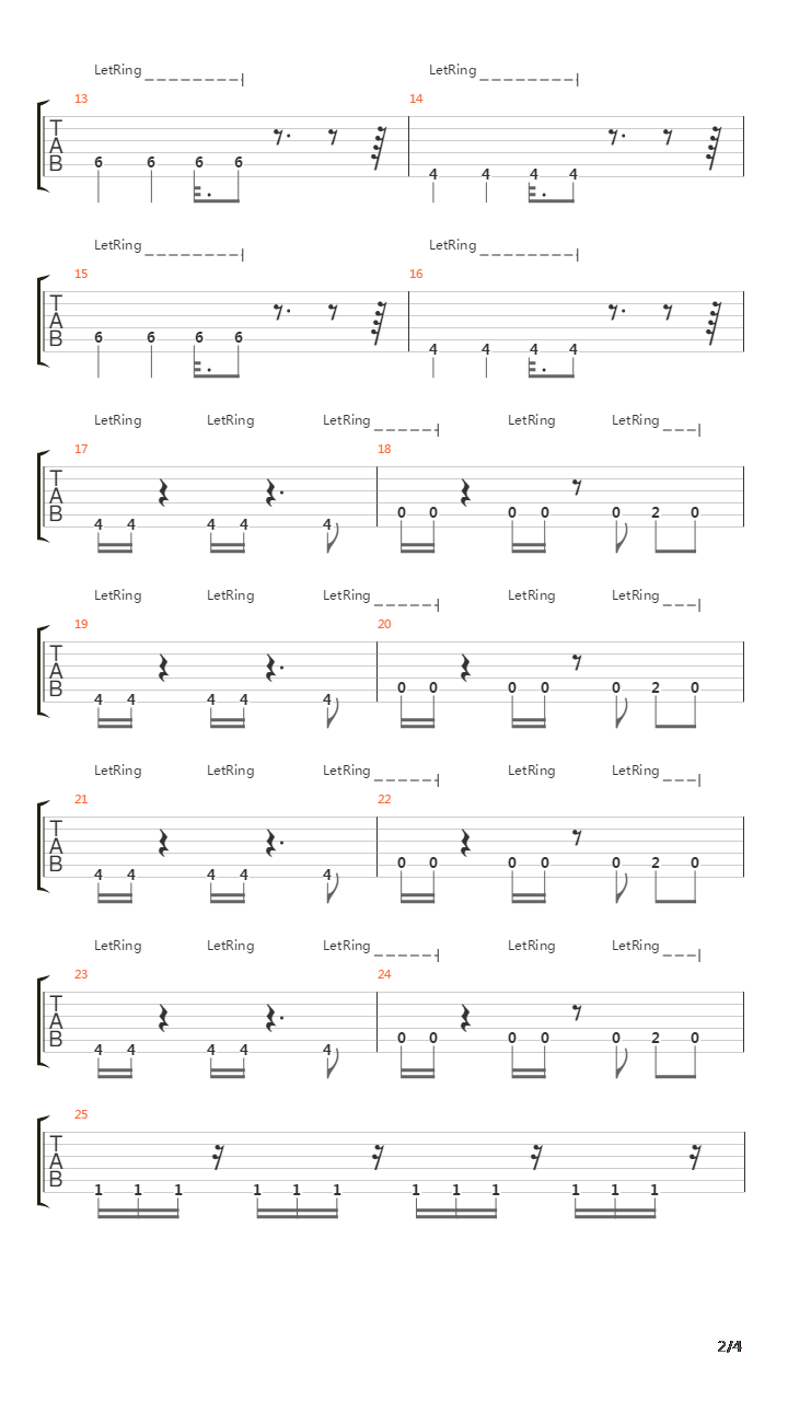 Erinerung Part 1吉他谱