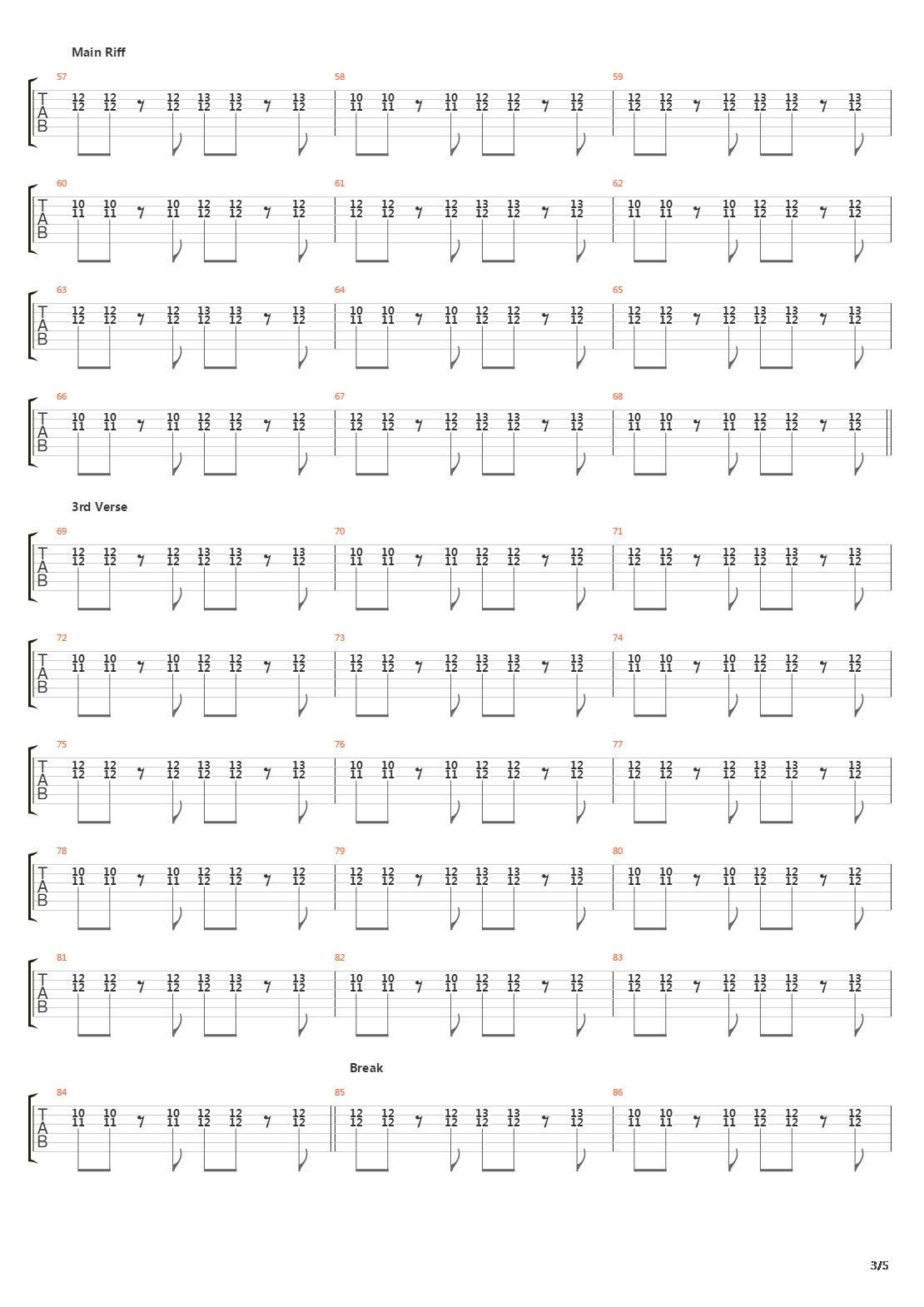 Feuer吉他谱