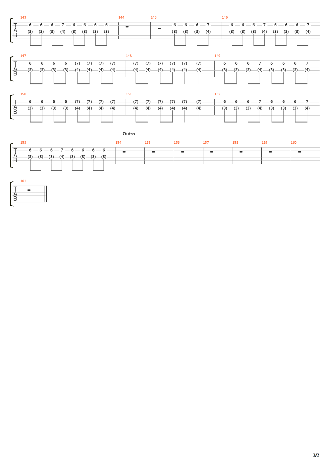 Road To Pain吉他谱