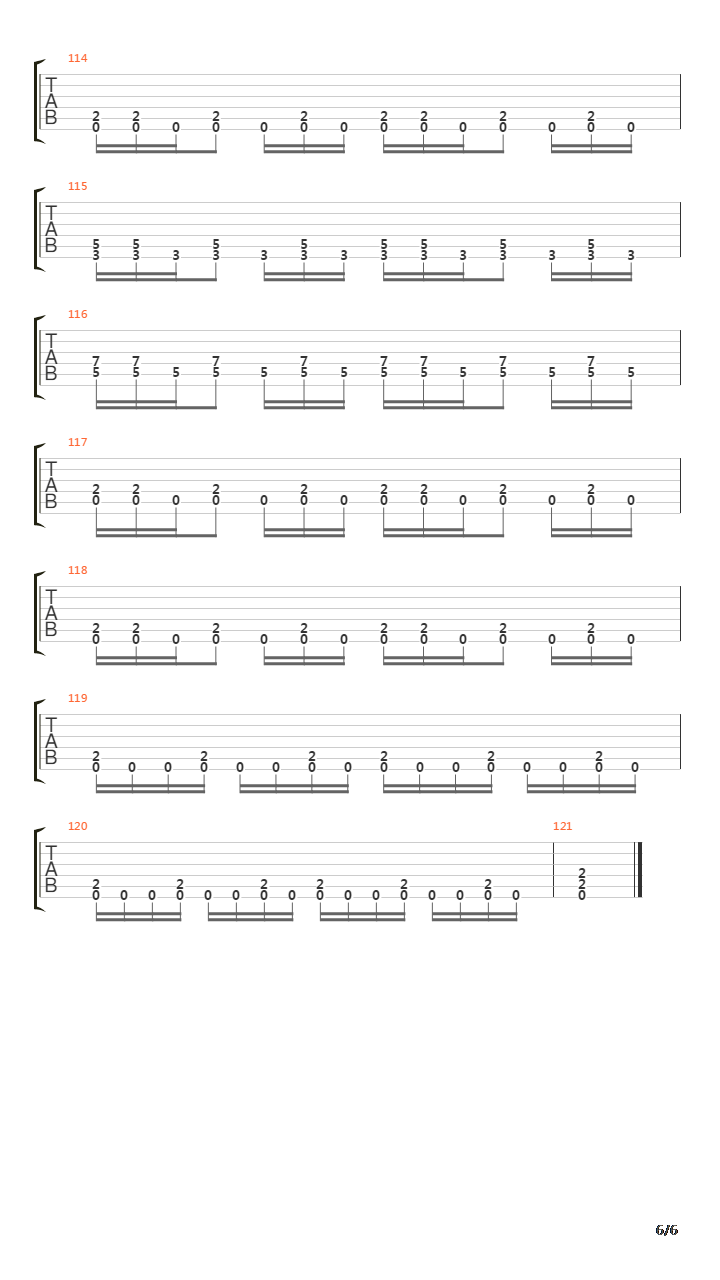 Satura吉他谱