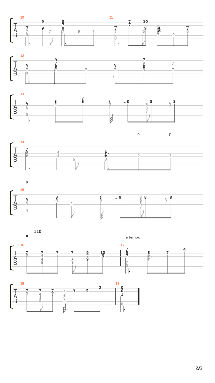 Lo Rossinyol吉他谱