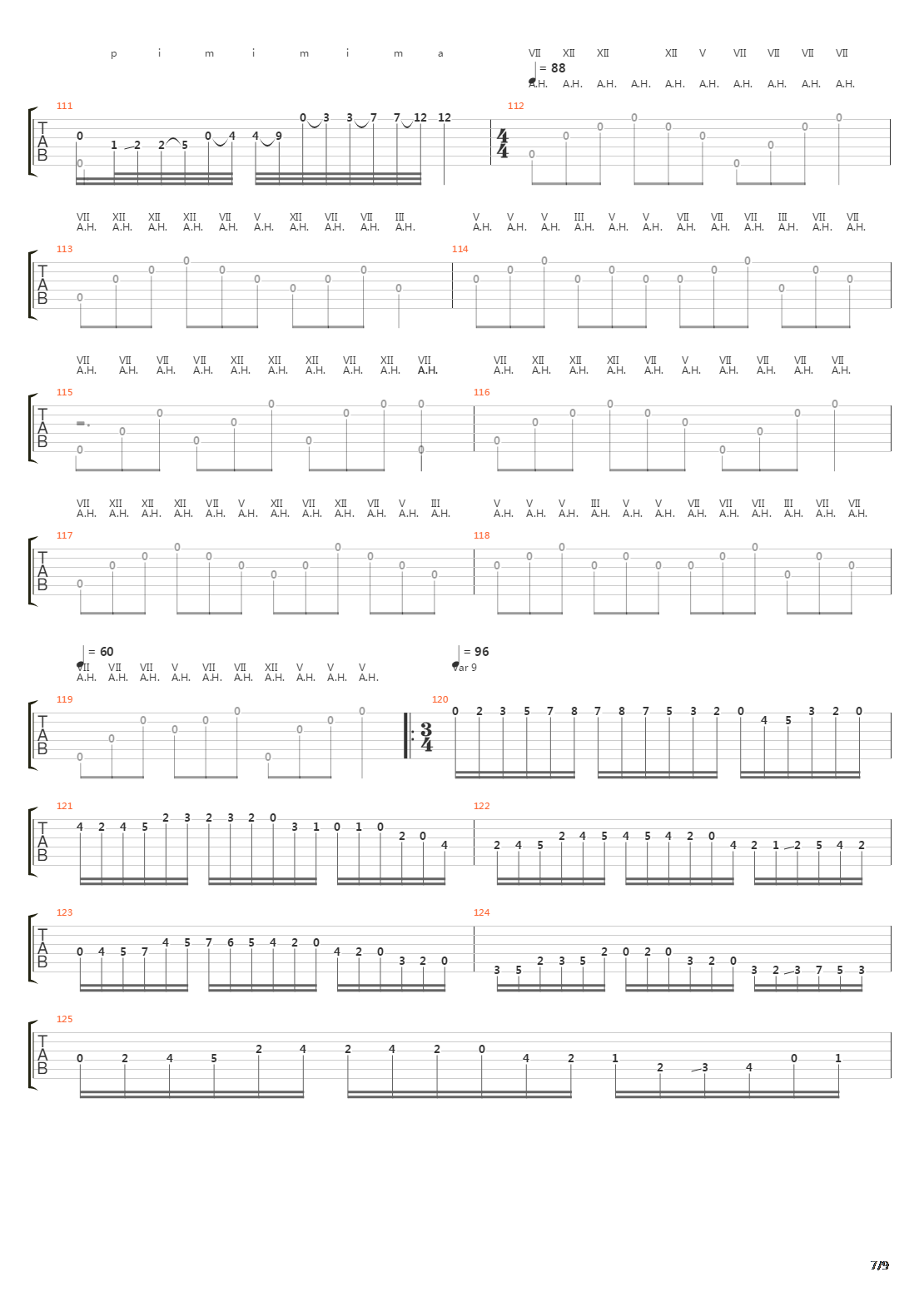 Opus 15 Variaciones Sobre Un Tema De Sor吉他谱