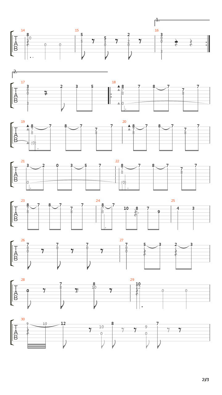 Opus 7 No 13 Waltz吉他谱