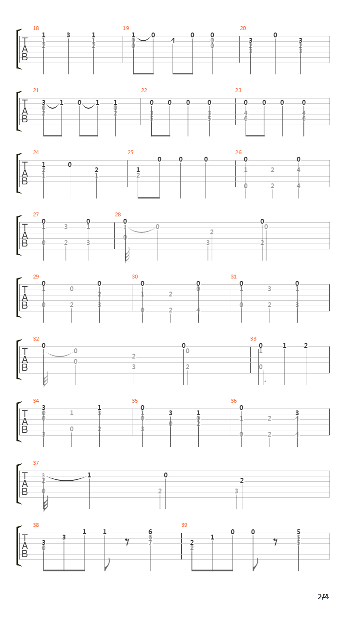 Opus 38 No 13吉他谱