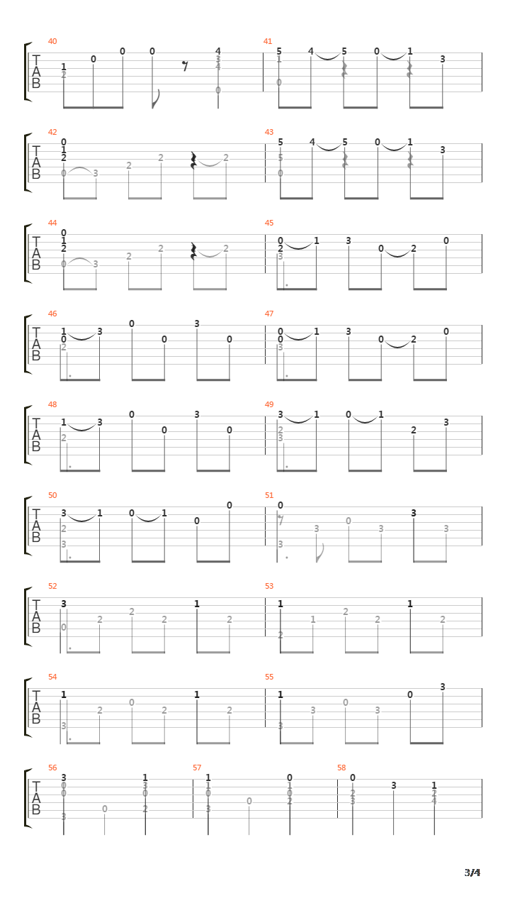 Opus 38 No 13吉他谱