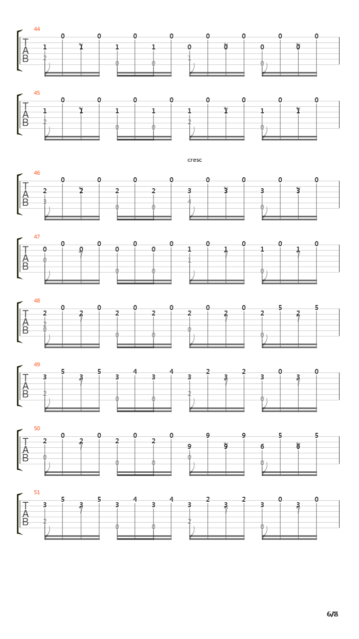 Opus 38 No 22吉他谱