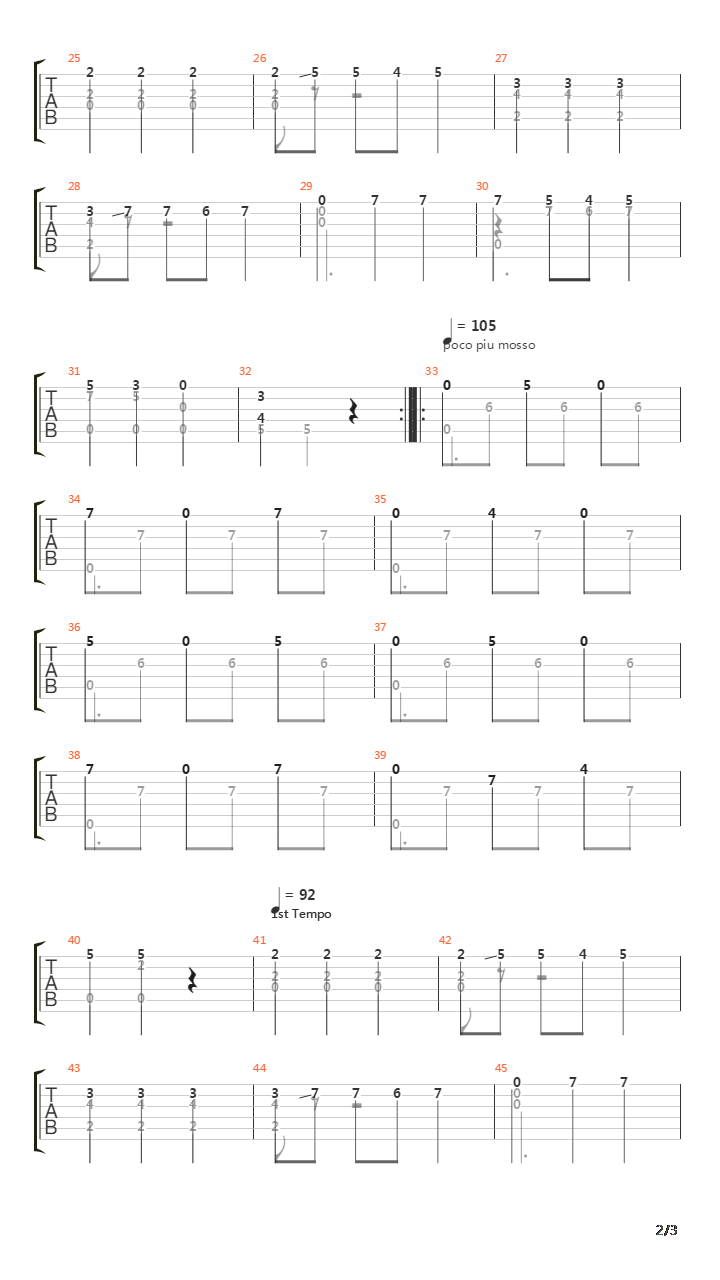 Opus 51 No 4吉他谱